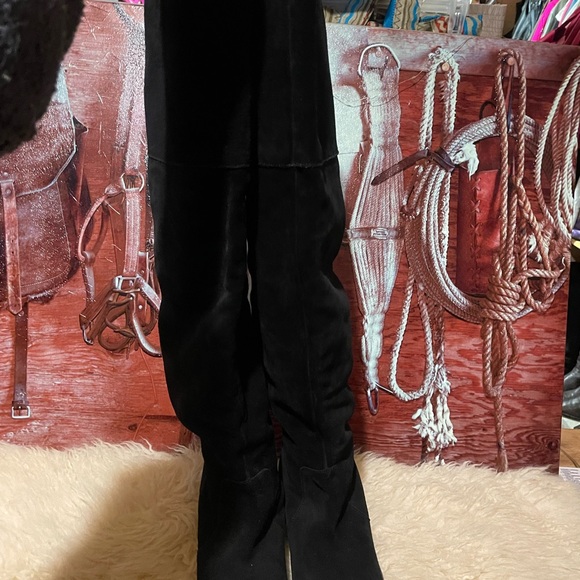 New Lucky Brand leather OTK boots - Picture 3 of 10